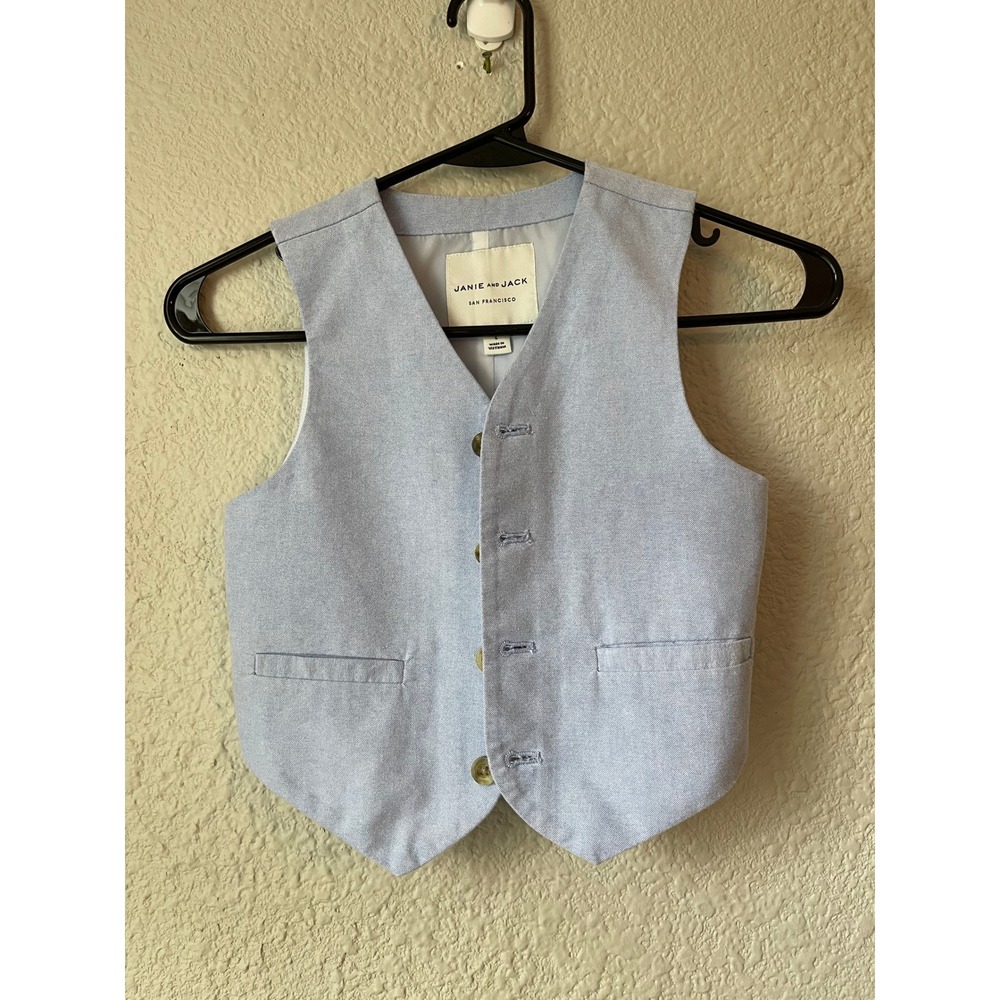 Janie and Jack Light Blue Vest